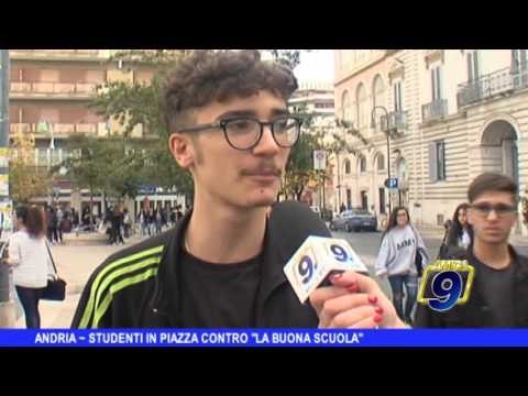 ANDRIA | Studenti in piazza contro 'La Buona Scuola'
