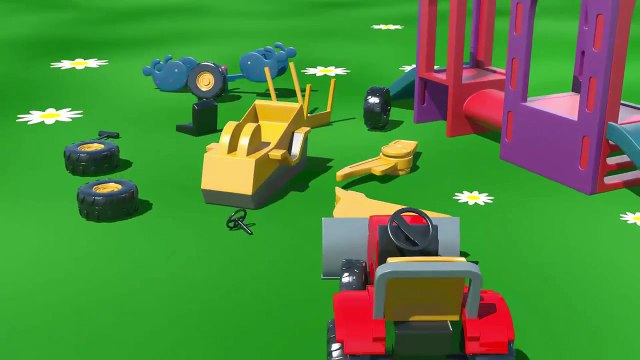 Çizgi film - İş Makineleri - Kepçe (Sayılar öğreniyoruz)