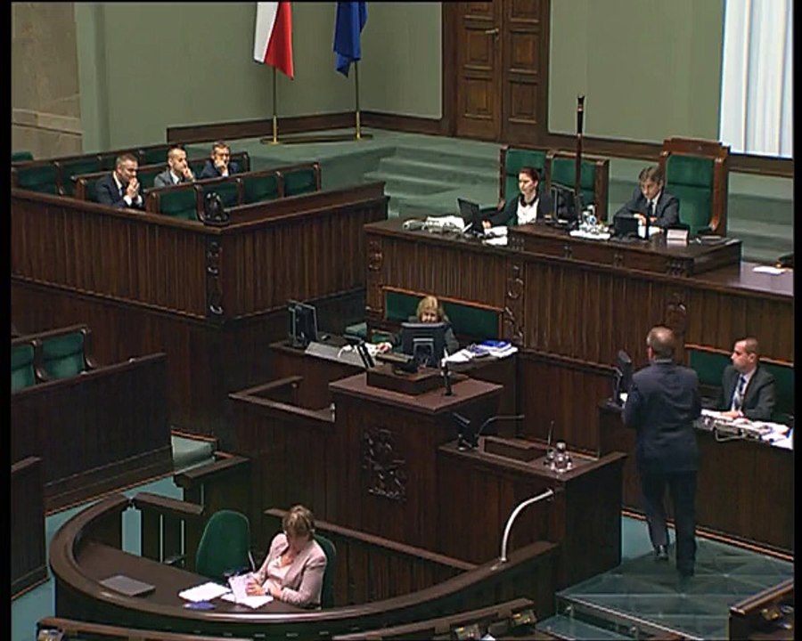 Poseł Jan Łpata - Wystąpienie z dnia 08 pa�dziernika 2015 roku.