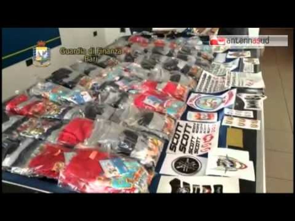 Tg Antenna Sud - La gdf sequestra capi contraffatti