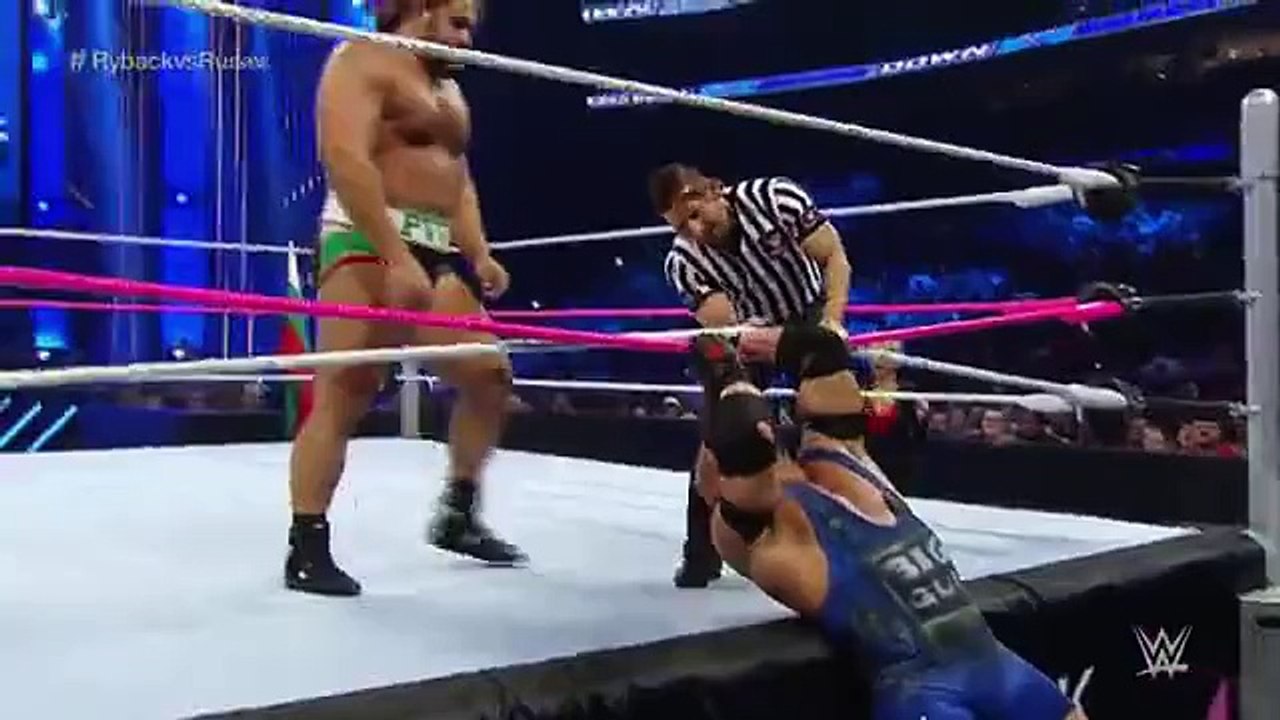 Ryback Vs Rusev SmackDown Oct 8, 2015