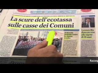 Rassegna Stampa 10 Ottobre 2015 a cura della Redazione di Leccenews24