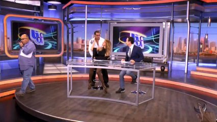 Lili Estefan y Eduardo Yáñez se reencontrraron, viviendo una escena de telenovela