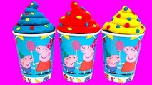 Peppa Pig Ice Cream Surprise Toys Play Doh Rainbow Ice Cream Juguetes de Peppa Pig Toy Vid