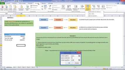 Excel - Comment utiliser la commande Valeur Cible ?