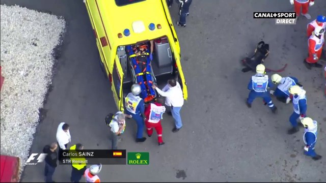 F1 : la sortie de piste spectaculaire de Carlos Sainz à Sotchi