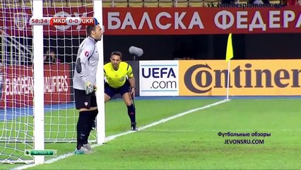 ไฮไลท์ฟุตบอล : FYR มาซิโดเนีย 0–2 ยูเครน [EC Qualification : 09-10-2015]