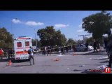Patlama yerinde polis havaya ateş etti