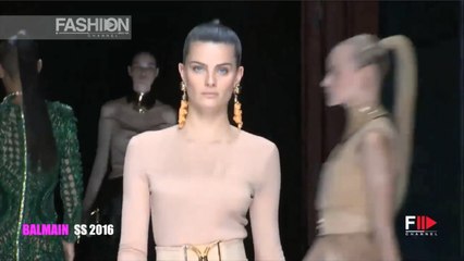 BALMAIN Spring 2016 Highlights Paris by Fashion Channel