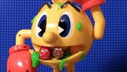 Cars Micro Drifters Slimed by Gooage Pac Man & Ghostly Adventures Disney Pixar Lightning M