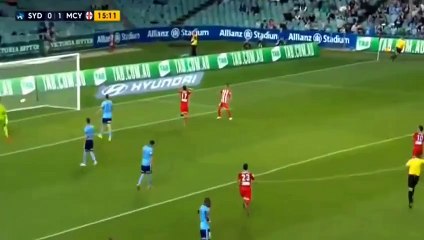 Sydney FC vs Melbourne City 1-1. Wade Dekker Goal. A-League 10_10_2015
