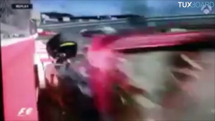 Crash Carlos Sainz GP Sotchi