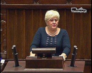 Poseł Małgorzata Pępek - Oświadczenie z dnia 08 pa�dziernika 2015 roku.