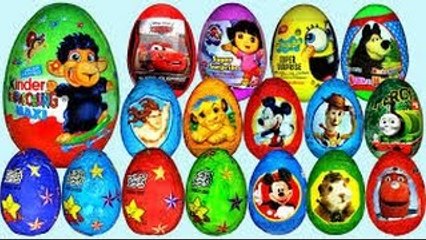 Surprise Eggs Kinder Surprise Frozen Minnie Mouse Mickey Mouse Spiderman Angry Birds