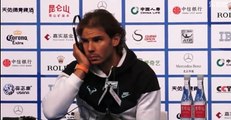 Rafael Nadal Press conference / SF China Open 2015