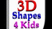 Learn The Names Of Shapes For Children Geometric preschoolers kindergarten Teach 3D