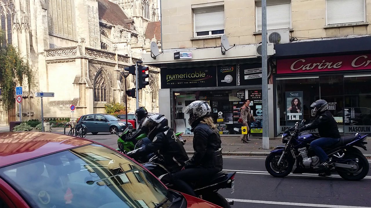 Manifestation Motards dans CAEN " Les restrictions de circulation "