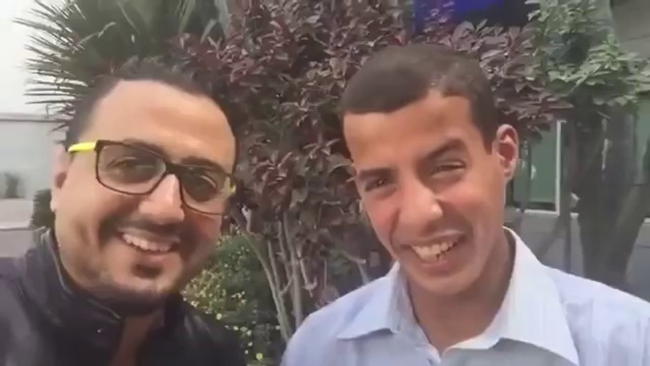 قبل تصوير رشيد شو مع دابا عد كونجيت هههه