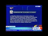 Cancillería venezolana califica de 