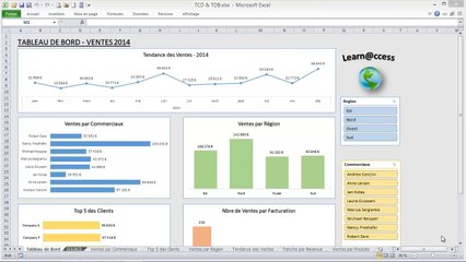 Excel - Réaliser votre premier Tableau de Bord dynamique (Module 1)