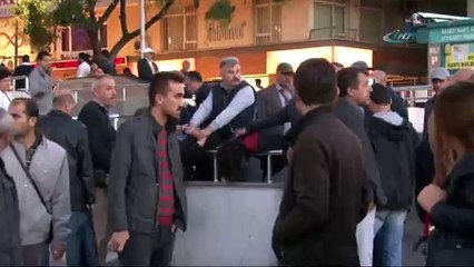 Başkentte barikat kuran gruba polis müdahalesi