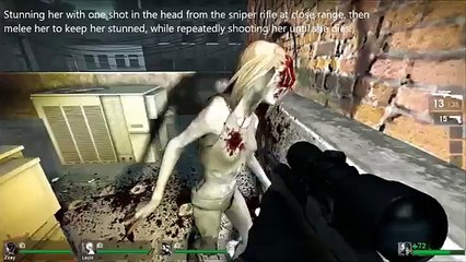 5 ways to kill the witch in Left 4 dead