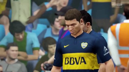 Simulación FIFA 16  Boca Jrs. vs Banfield