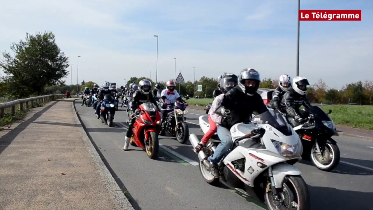 Rennes. Manifestation des Motards en colère