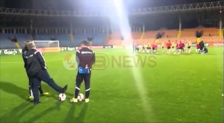 Kombëtarja shqiptare mbërrin në Armeni, në 20:30 zhvillohet stërvitja e fundit