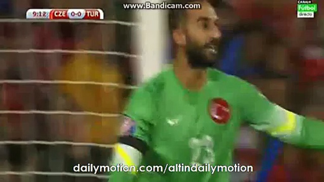 Czech 1st Chance to Score - Czech Republic vs Turkey - Euro 2016 - 10.10.2015