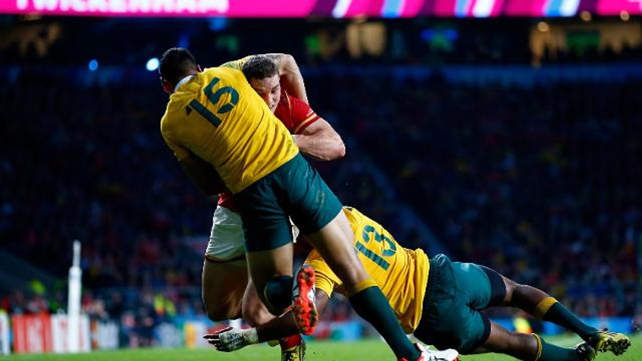Match highlights: Australia v Wales