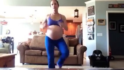 Pregnant Mom Dances To Thriller To Induce Labor