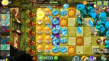 Plants vs. Zombies 2 - Temple Of Bloom Challenge Only Cherry Bomb!
