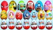 Surprise Eggs Kinder Surprise Frozen Minnie Mouse Mickey Mouse Spiderman Angry Birds