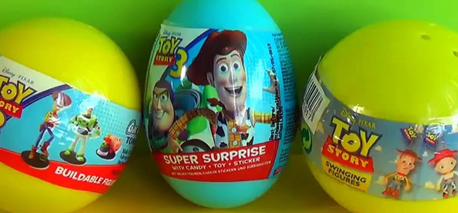 3 surprise eggs unboxing TOY Story Toy Story 3 TOY STORY eggs surprise [Full Episode]