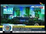 Evo Morales advierte del incremento de la tempratura de la Tierra