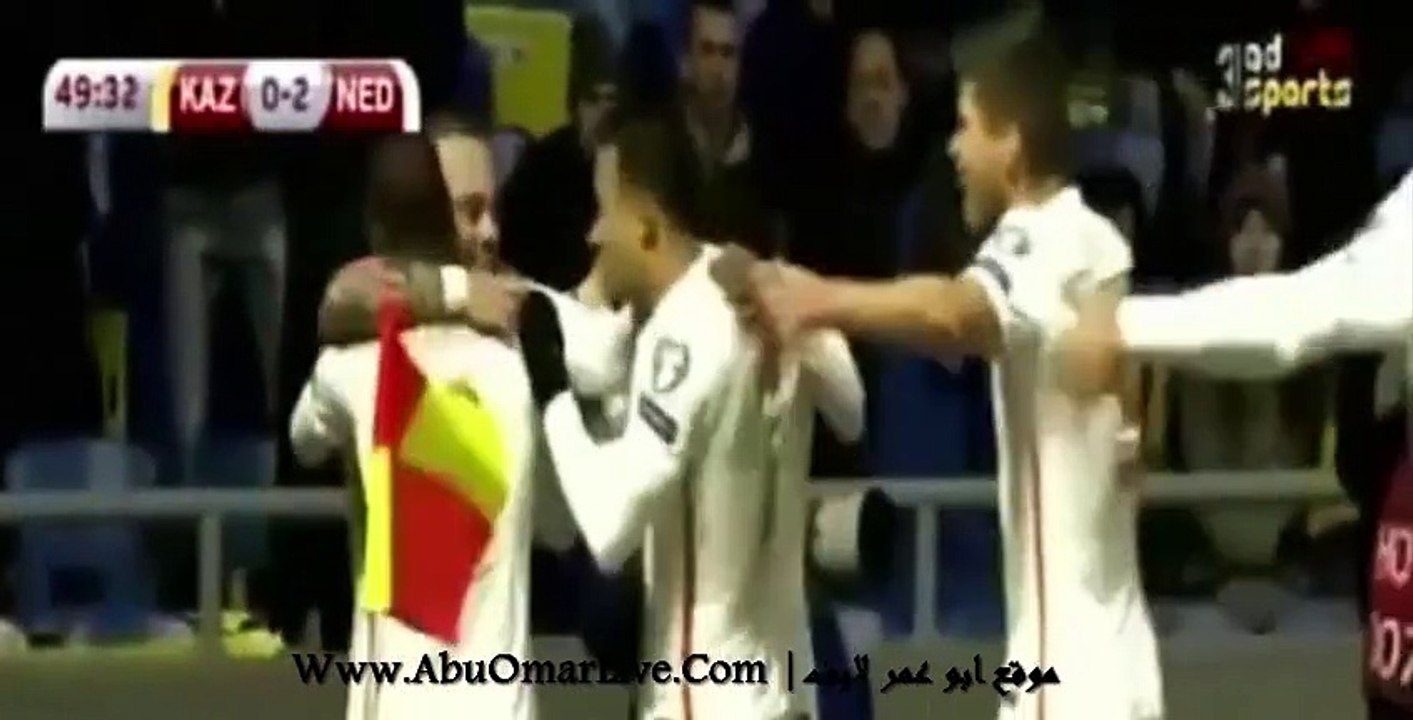 شاهد اهداف هولندا 2 _ 1 كازاخستان في تصفيات اوروبا | 10 اكتوبر 2015 | بتعليق عربي |