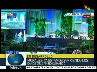 Evo Morales llama a crear una alianza para la defensa de la Tierra