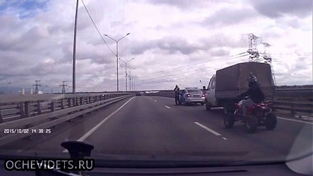 Мини погоня за квадроциклом