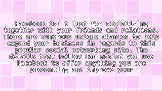 Try Some New Facebook Business Page Tips