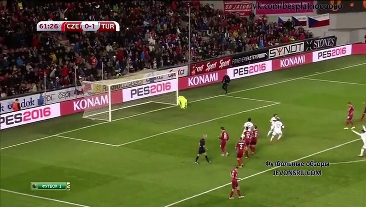Czech Republic vs Turkey All Goals & Highlights 10.10.2015 (Euro)