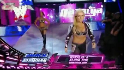 WWE 081911 AJ  Kelly Kelly vs Alicia Fox  Natalya-YcdQmziYCTs
