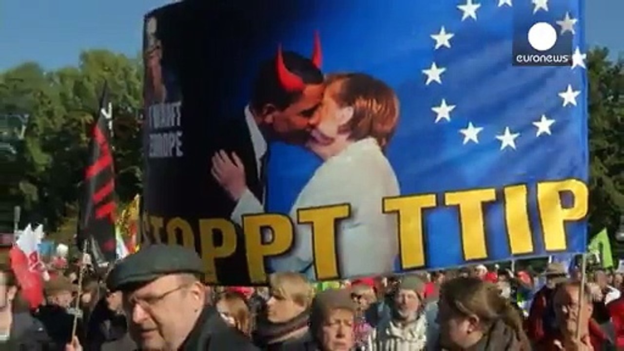 Widerstand gegen TTIP und Ceta bei Großdemonstration in Berlin