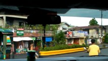 Driving through Legaspi City, Philippines