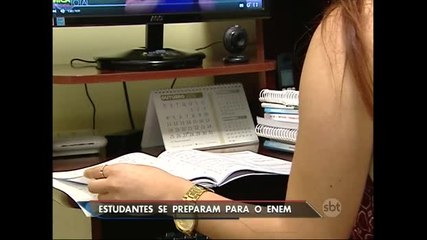 Aulas pela internet reforçam a preparação para o Enem