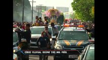 Círio Fluvial reúne mais de 250 mil fiéis em Belém