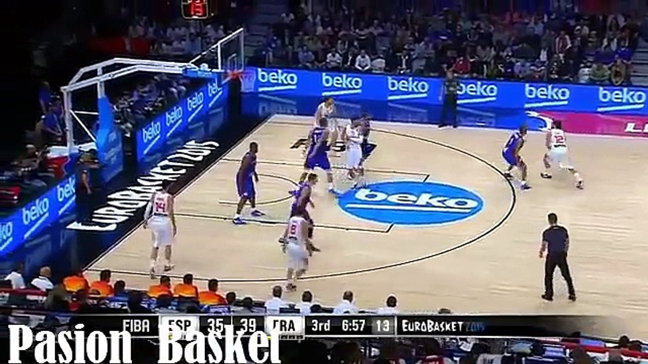Exhibición COMPLETA de Pau Gasol frente a Francia - 40 pts, 11reb - Semifinal Eurobasket