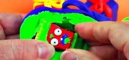 Play-Doh Surprise Egg Christmas Presents Minnie Mouse Hello Kitty Cars 2 Shopkins Toys FluffyJet [Full Episode]
