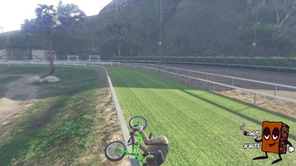 GTA 5 GLITCH - TRYING TO DO A FRAME GRIND ON A BIKE. GOOD TUT UP SOON HOPEFULLY (GTA V GAMEPLAY)