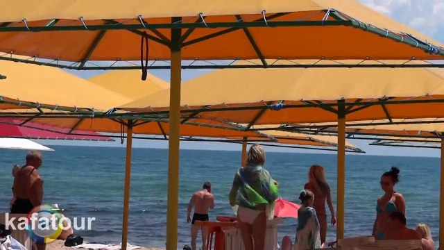 Отдых в Крыму / golden beach of Crimea / KAFA TV